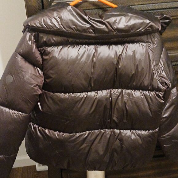COPY - SAVE THE DUCK Bleached Effect Puffer Brown ISHYA NWT - Picture 12 of 13